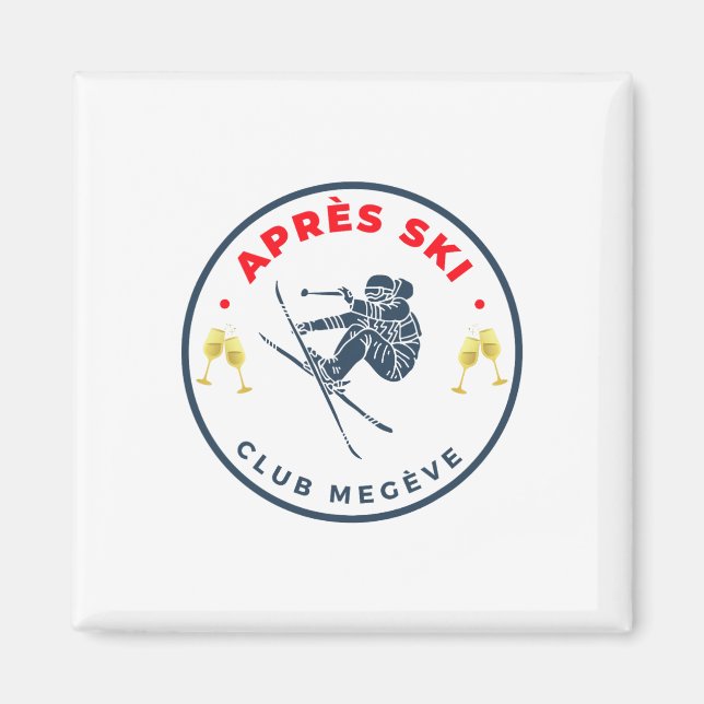 Imán Alpes franceses Le Après (Frente)