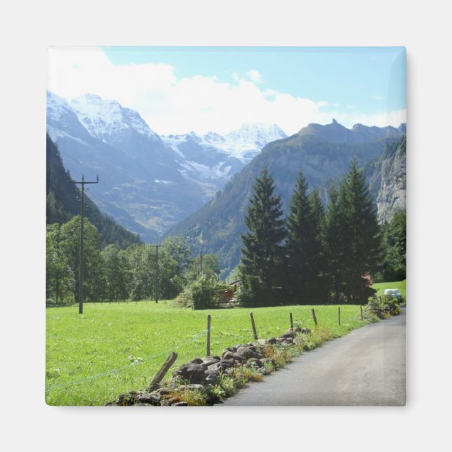 Imán Alpes suizos (Frente)