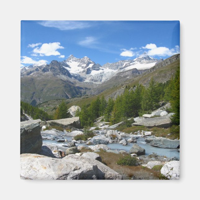 Imán Alpes suizos (Frente)