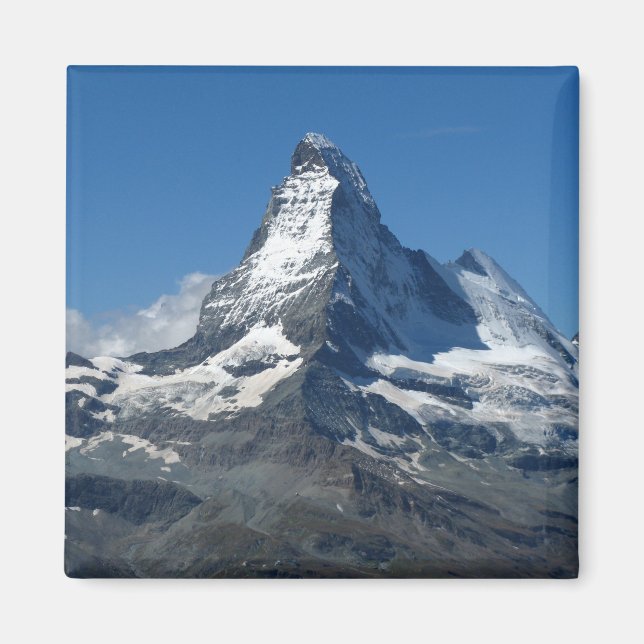 Imán Alpes suizos de Matterhorn (Frente)