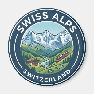 IMÁN ALPES SUIZOS SUIZA