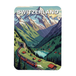 Imán Alpes suizos Suiza Viajes