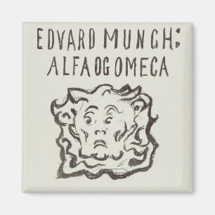 Imán Alpha y Omega: Página de título de Edvard Munch