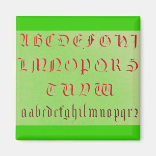 Imán Alphabet Magnet