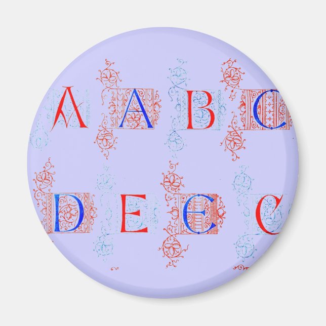Imán Alphabet Magnet (Frente)