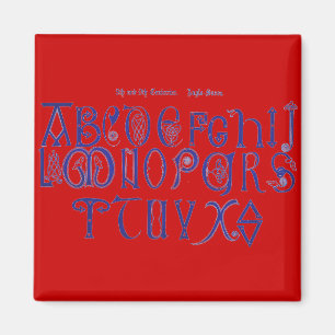 Imán Alphabet Magnet