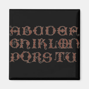 Imán Alphabet Magnet