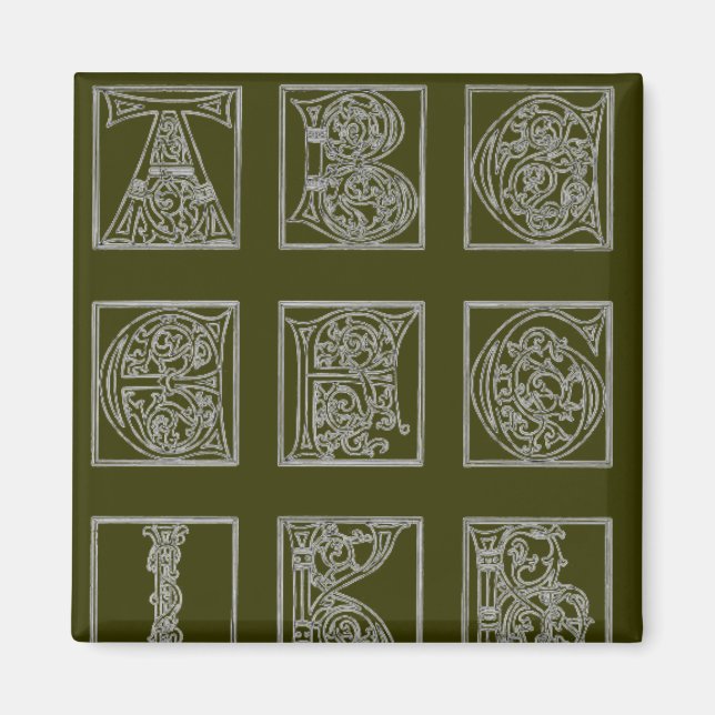 Imán Alphabet Magnet (Frente)