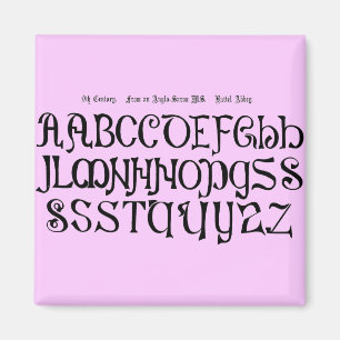 Imán Alphabet Magnet