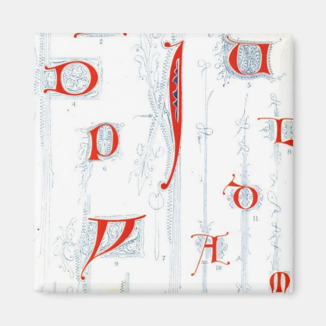 Imán Alphabet Magnet (Frente)