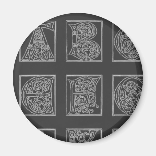 Imán Alphabet Magnet (Frente)