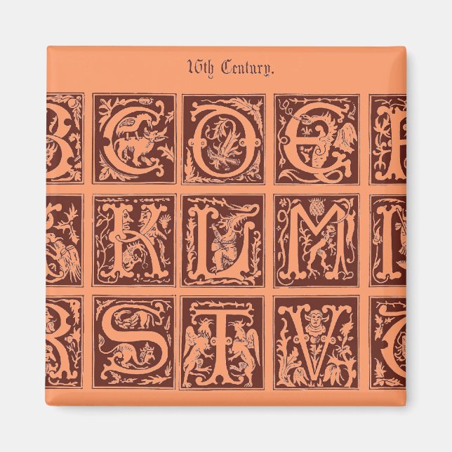 Imán Alphabet Magnet (Frente)