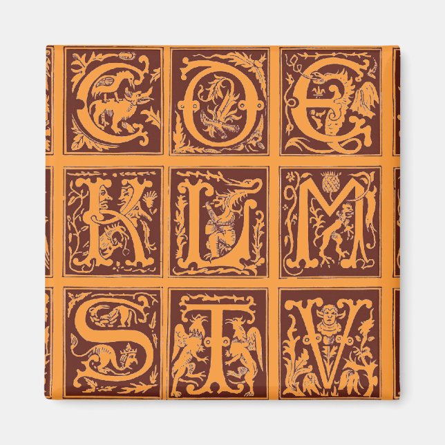 Imán Alphabet Magnet (Frente)