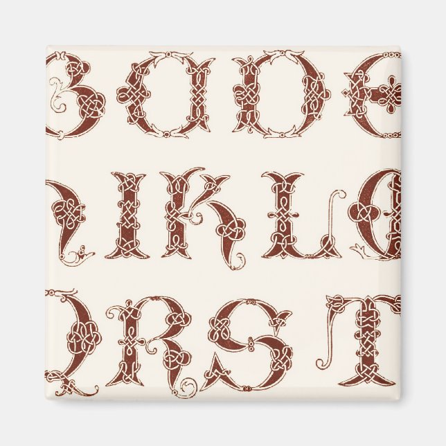 Imán Alphabet Magnet (Frente)