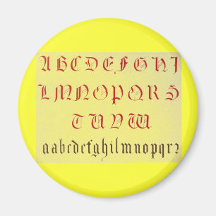 Imán Alphabet Magnet