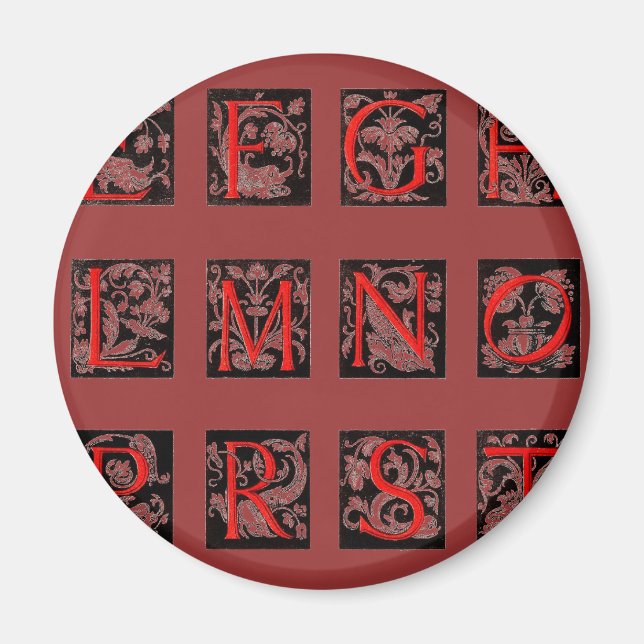 Imán Alphabet Magnet (Frente)