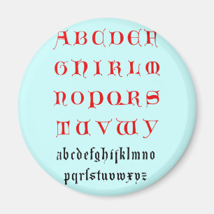 Imán Alphabet Magnet