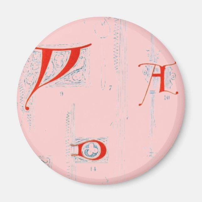 Imán Alphabet Magnet (Frente)