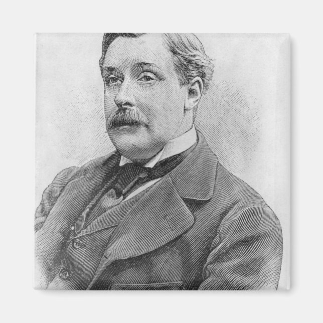 Imán Alphonse Allais a finales del siglo XIX (Frente)