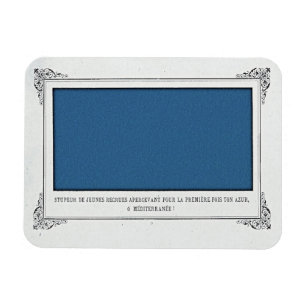 Imán Alphonse Allais, April Fools, Blue, Abstract Art