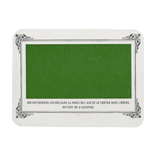 Imán Alphonse Allais, April Fools, Green, Abstrasse Art