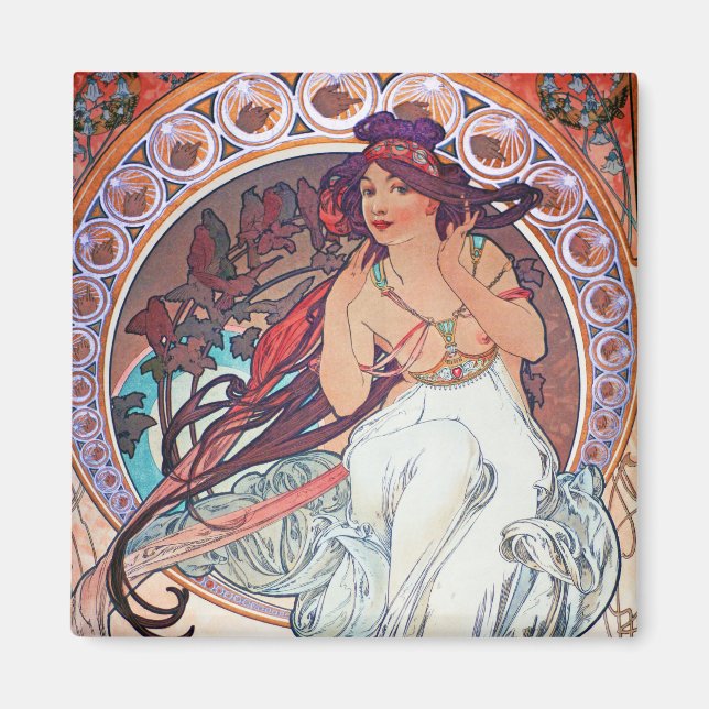 Imán Alphonse Mucha (Frente)