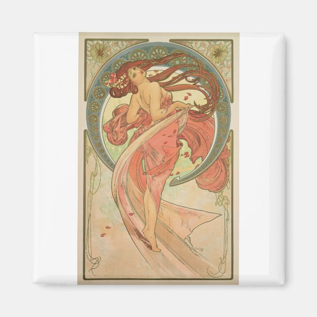 Imán Alphonse Mucha - Baile (Frente)