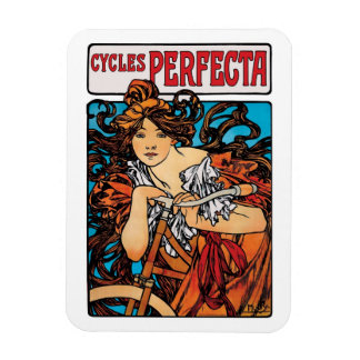 Imán Alphonse Mucha - Ciclos Perfecta Retro Art Nouveau