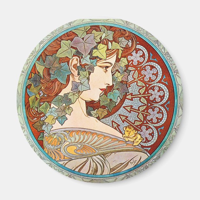 Imán Alphonse Mucha Ivy (Frente)