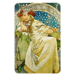 Imán Alphonse Mucha Princess Hyacinth Art Nouveau