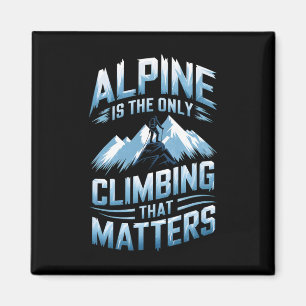 Imán Alpine es el único escalada que problemas