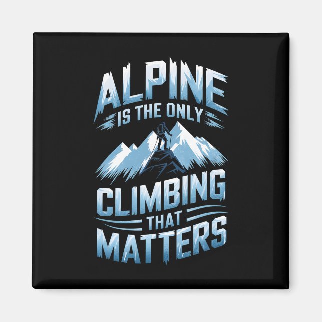 Imán Alpine es el único escalada que problemas  (Frente)