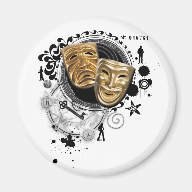 Imán Alquimia de máscaras dramáticas interactivas (Frente)