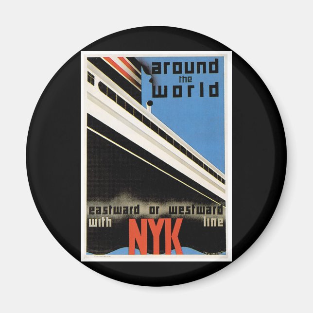 Imán Alrededor del mundo con NYK (Frente)