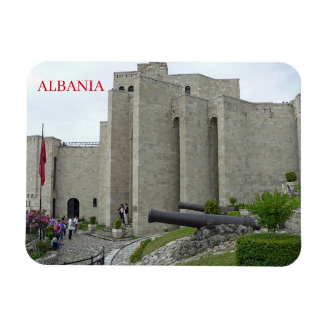 Imán Alrededor del Museo de Skanderbeg de Albania (Horizontal)