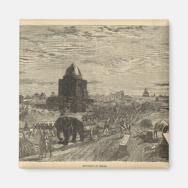 Imán Alrededores de Delhi, 1857 (Frente)