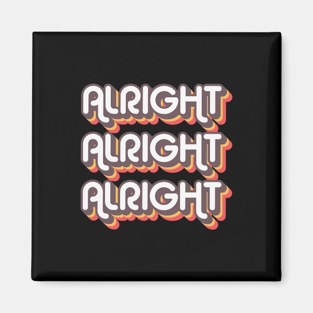 Imán Alright Alright Roller Disco Outfit 70s Costume Fo (Frente)