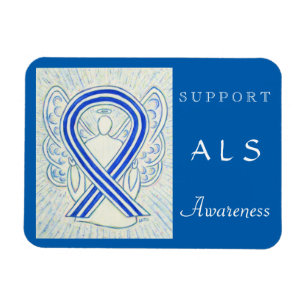 Imán ALS Awareness Angel Personalizado Magnet