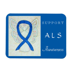 Imán ALS Awareness Angel Personalizado Magnet