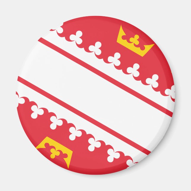 Imán Alsace flag Magnet (Frente)
