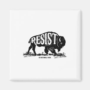 Imán Alt Parque Nacional Estadounidense Servicio Resist