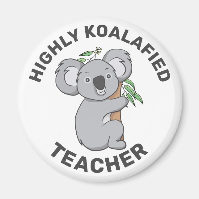 Imán Altamente Koalafied Koala clasificado (Frente)