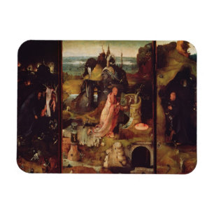 Imán Altarpiece de los ermitaños (aceite en el panel)