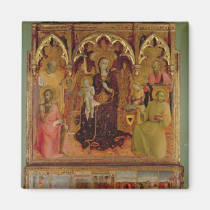 Imán Altarpiece de Madonna de la nieve, c.1430-32 (