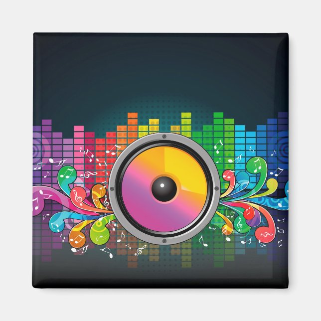 Imán Altavoz retro (Frente)