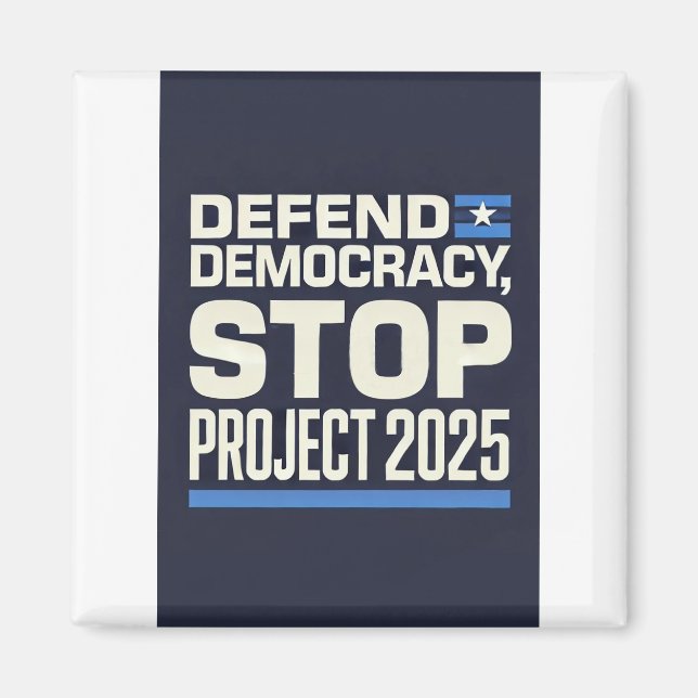 Imán Alto al proyecto 2025 - Defender la democracia - V (Frente)