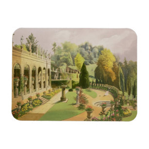Imán Alton cultiva un huerto, "de los jardines de