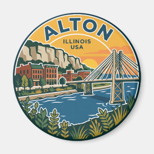 Imán Alton Illinois EE. UU.