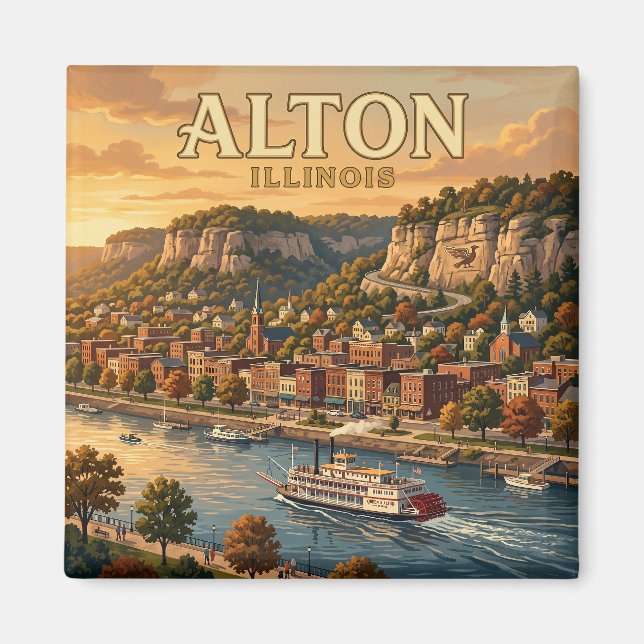 Imán Alton, Illinois EE. UU. (Frente)