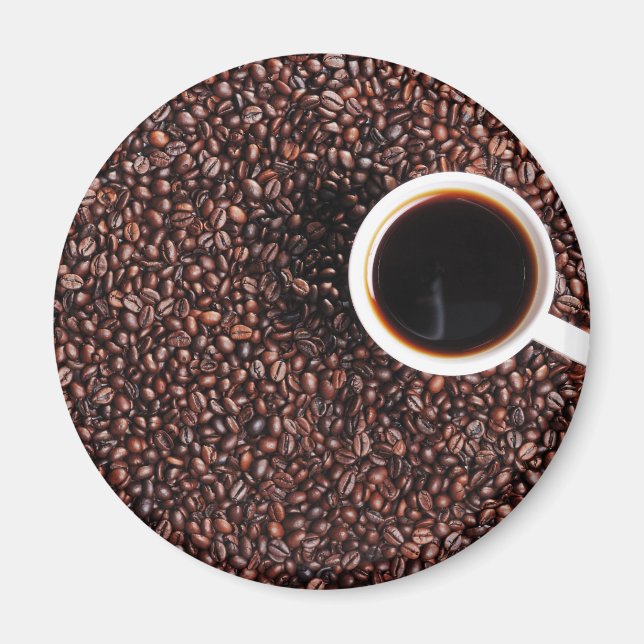Imán Alubias de villorrio con Kaffeetasse (Frente)